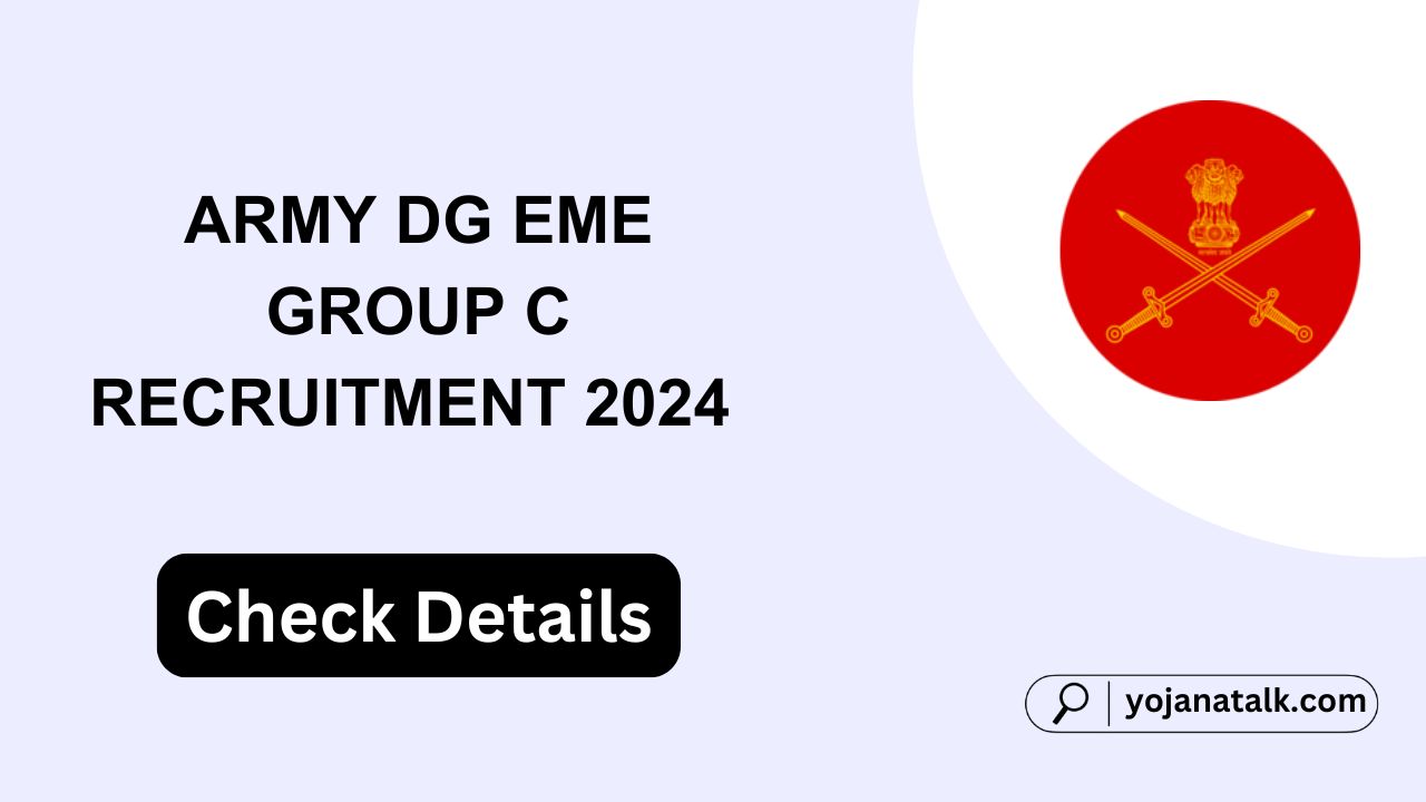 Army DG EME Group C Recruitment 2024