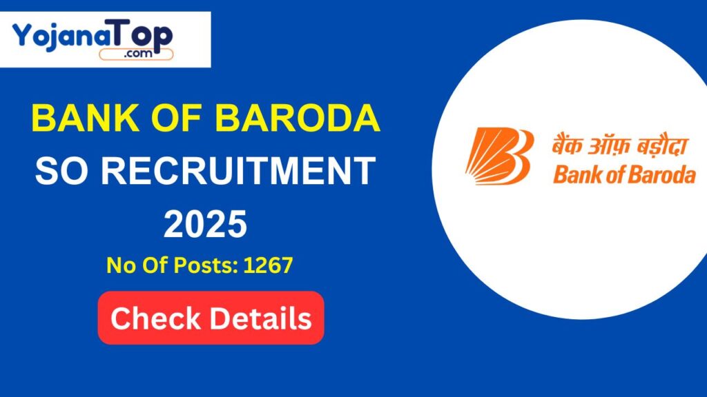 Bank of Baroda SO Recruitment 2025