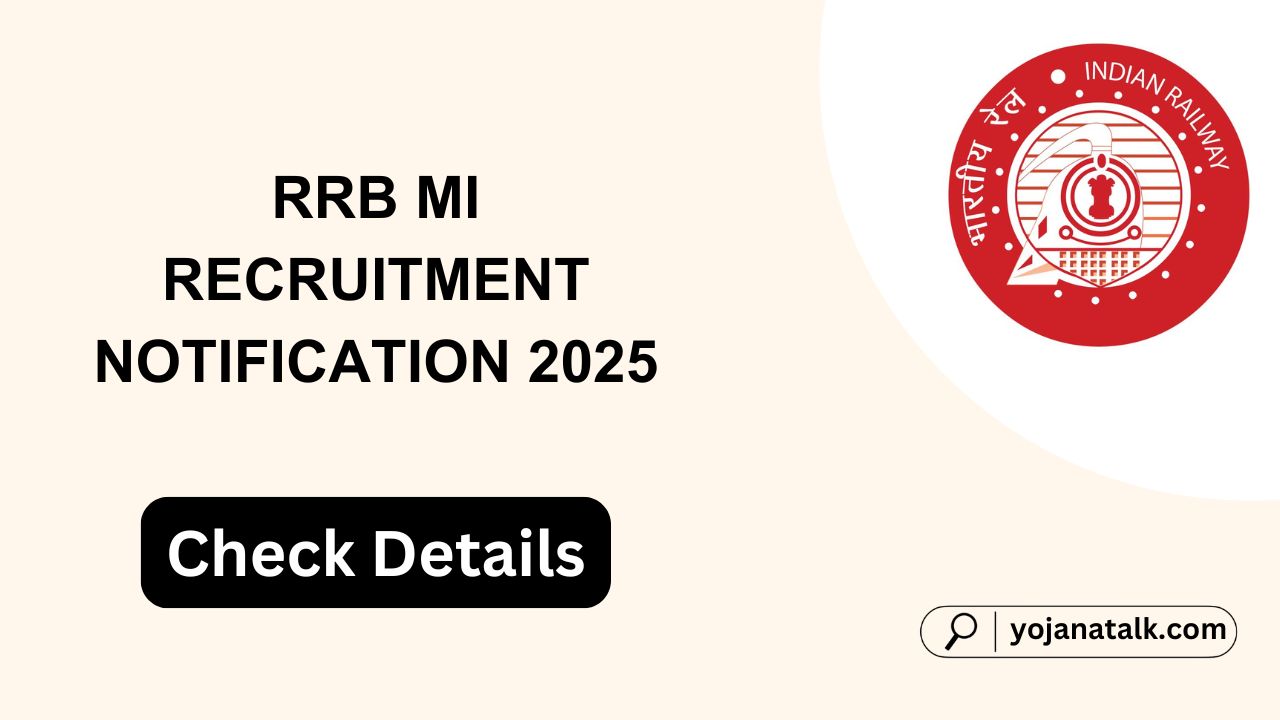 RRB MI Recruitment Notification 2025